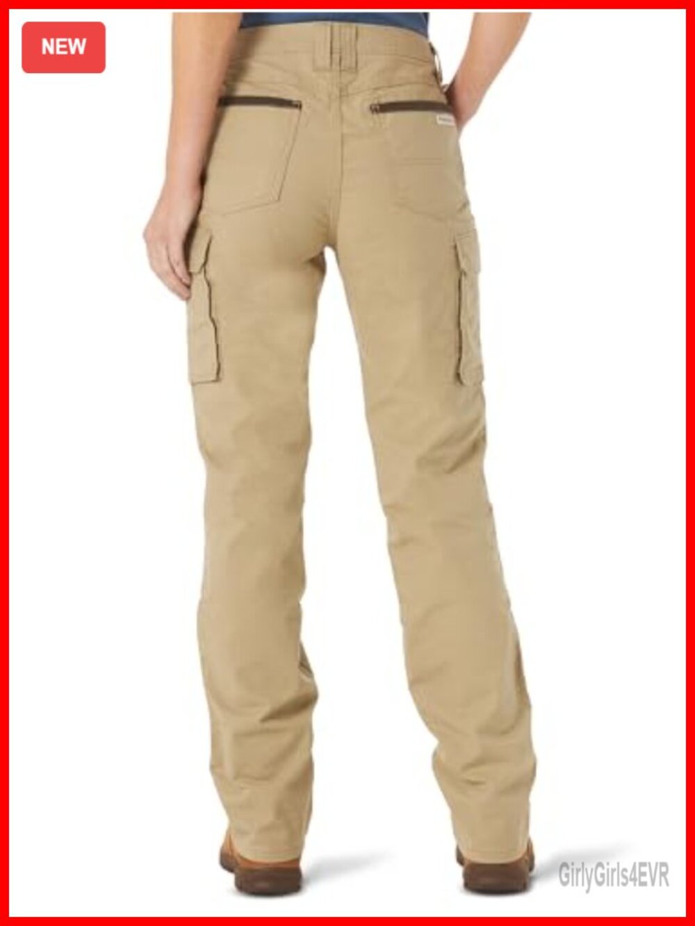 Riggs Workwear Ranger Cargo Pant Mid Rise Straight Leg Stretch Ripstop - Picture 2 of 6